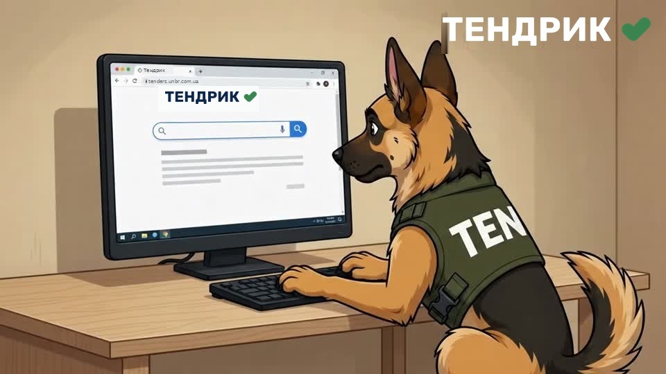Песик Тендрик шукає потрібні тендери